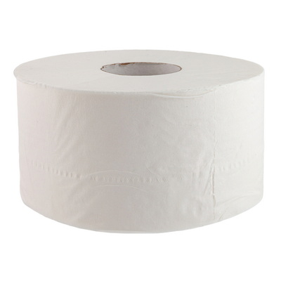 Бумага туалетная 2-сл h95 d180 мм 150 м/рул 1250 лист/рул JUMBO MINI с тиснением и перфорацией БЕЛАЯ ЦЕЛЛЮЛОЗА