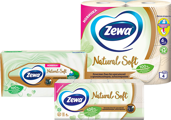 Essity выпустила новую линию гиппоалергеннй и натуральной продукции Zewa