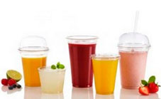Пластиковые одноразовые стаканчики различных объемов, форм, цветов